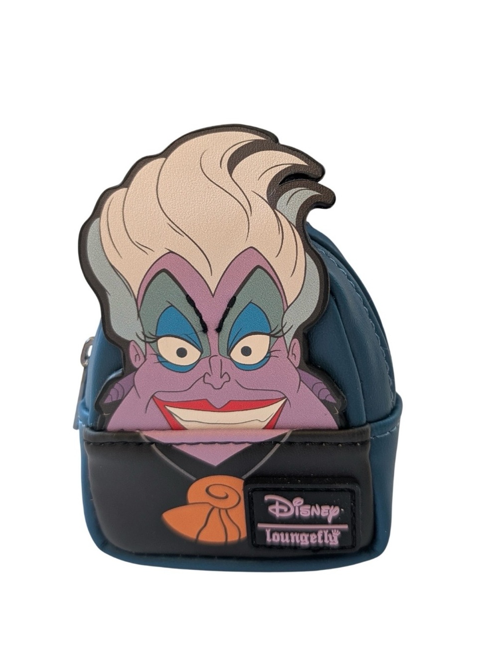 Loungefly Disney Ursula villains micro backpack keychain coin purse NWT